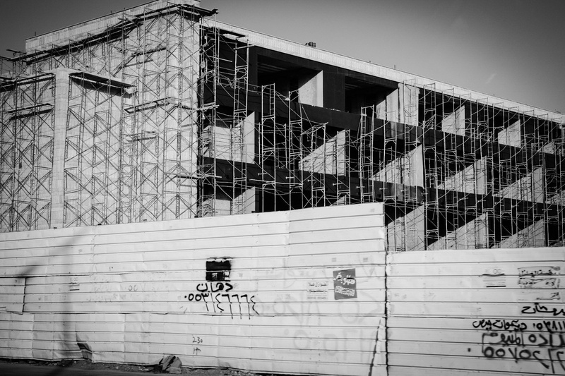 building, construction site, 720P, Somayah Almalki, monochrome, 500px