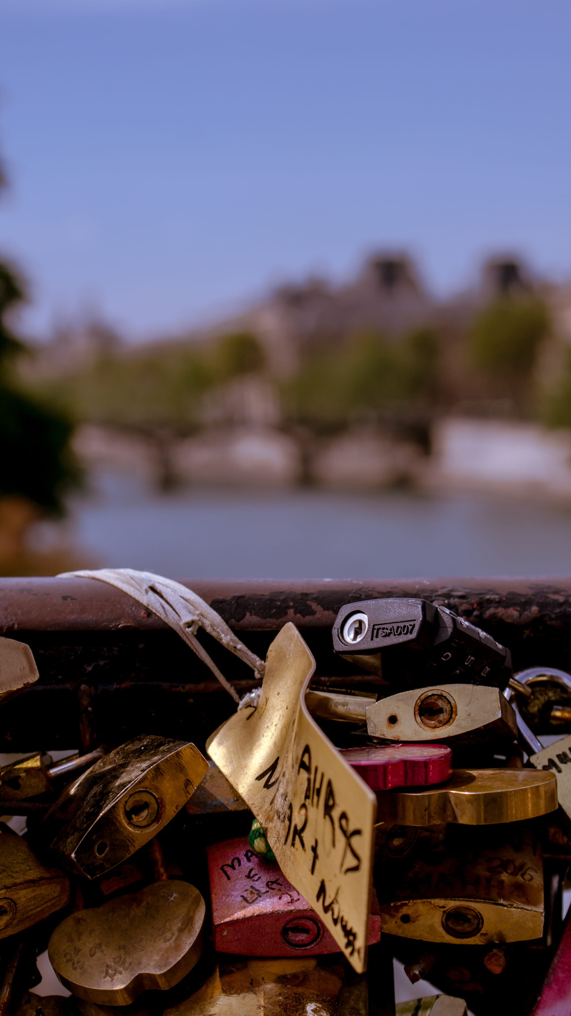 bridge - man made structure, love, love lock, lock, safety, connection, close-up, security, padlock, hope - concept, bridge, paris, no people, metal, pont neuf