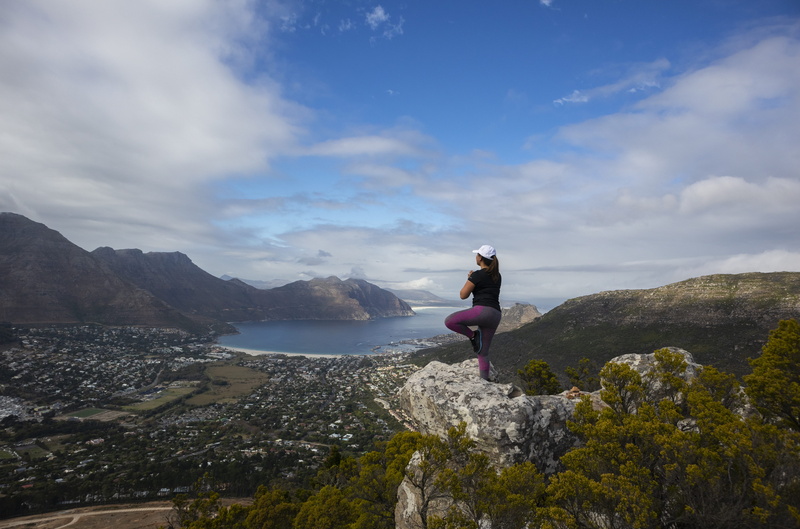 water, shoreline, cliff, little lions head, cloud - sky, leisure activity, cape town, landscape, western cape, person, outdoors, leisure activities, beauty in nature
