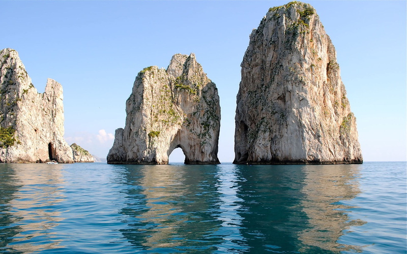 scenics, mediterranean Sea, beauty In Nature, europe, formation, solid, cliff, cave, island, beach, rock formation, stone, blue, rocks, shore, stack rock