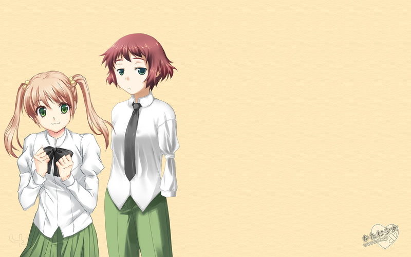 colored background, figurine, Katawa Shoujo, Ibarazaki Emi, wall - building feature, brown, female likeness, copy space, women, studio shot, 1080P, human representation