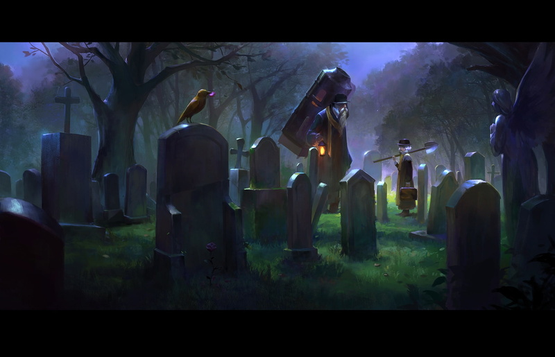 male, fantasia, 720P, animal, night, 247583, forest, konachan, original, hat, tree, pixiv, com, short, bird, hair, cross, scenic, kzcjimmy