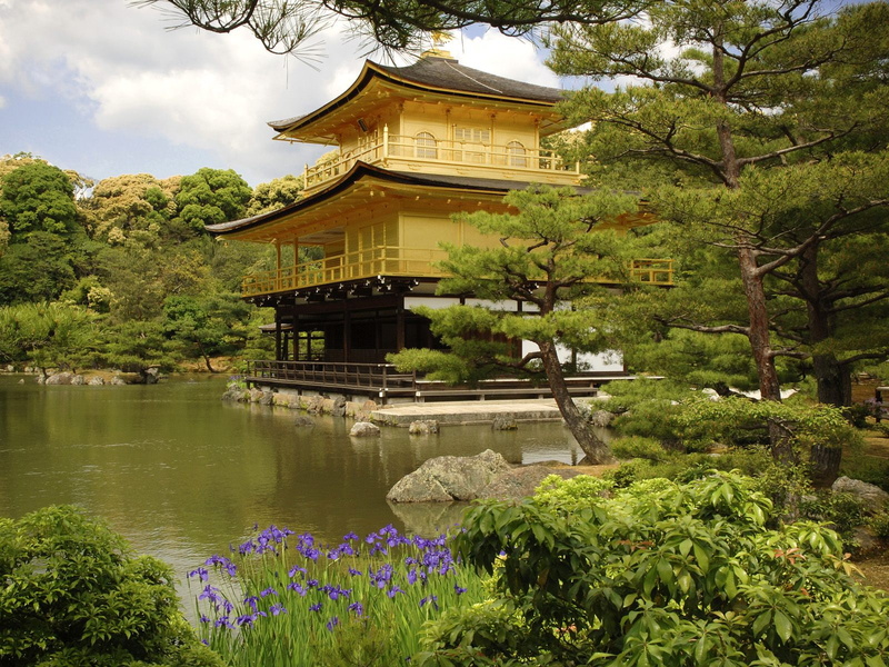 world, travel and world, 720P, kyoto, travel, temple, japan, hd, ji, kinkaku