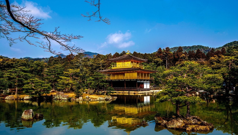 Kinkaku-ji, Japan, Temples, 1080P, Kyoto
