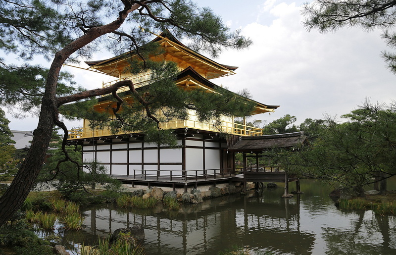 day, 1080P, no people, shrine, architecture, nature, water, tree, building exterior, spirituality, built structure, lake, cloud - sky, building, belief
