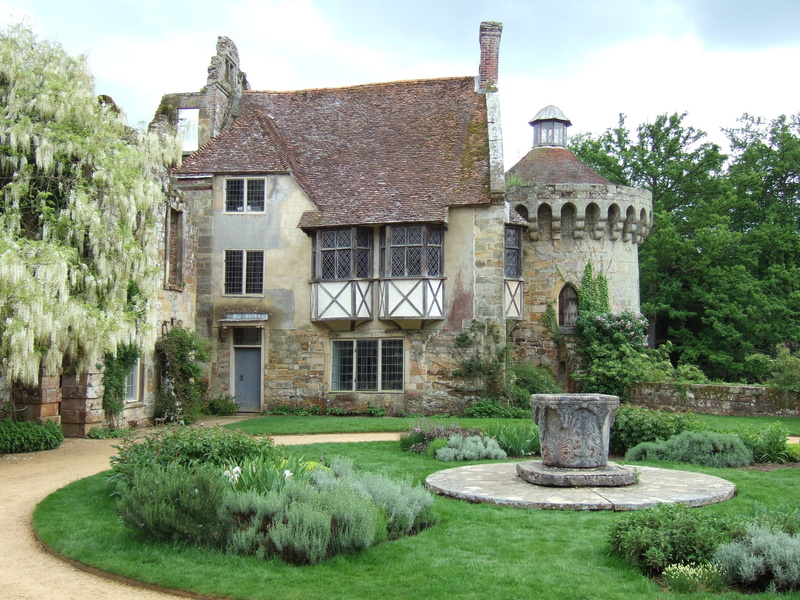 kent, architecture, nature, stone, lake, well, england, tree, historic, green color, picturesque style, gardens, history, public, built structure, growth