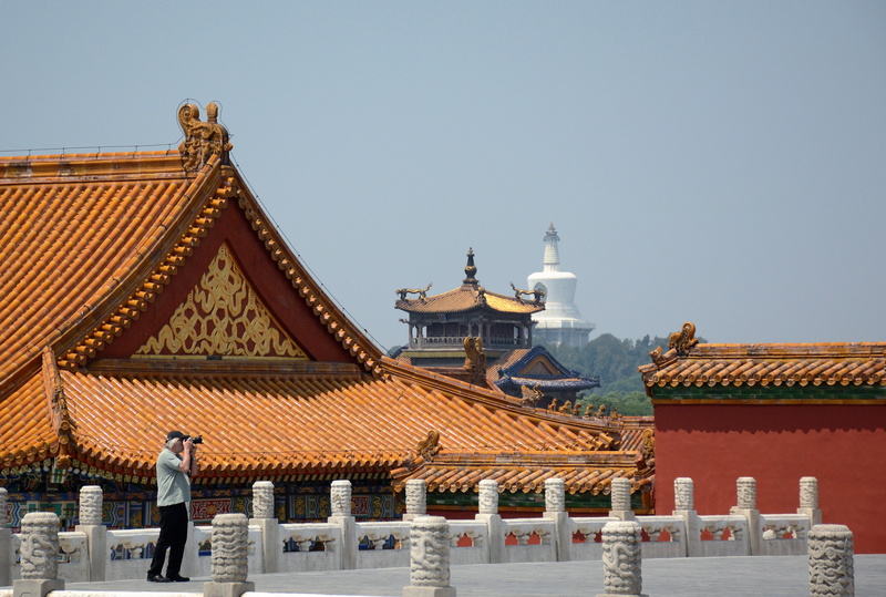 the forbidden city, roof, built structure, religion, place of worship, clear sky, 4K, beijing, nature, the past, roof tile, travel, china, history, the national palace museum