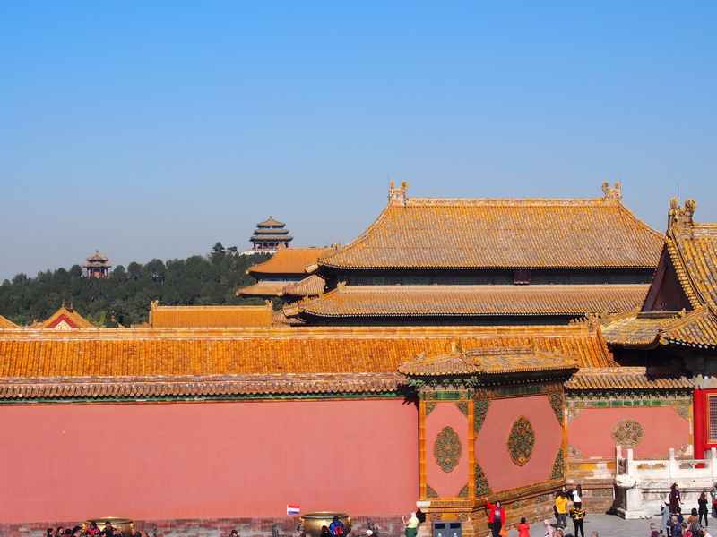 nature, outdoors, ornate, building, blue, travel, sunlight, travel destinations, history, built structure, belief, spirituality, the national palace museum