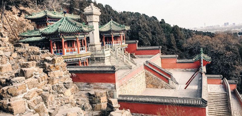 National Palace Museum, history, residential district, outdoors, Beijing, tree, museum, place of worship, travel destinations, 2K, day, no people, relic