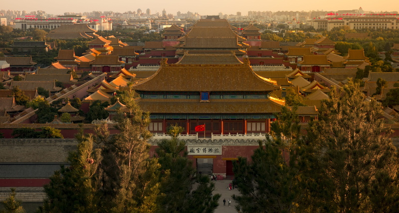 roof, the national palace museum, place of worship, beijing, architecture, religion, building, spirituality, belief, high angle view, building exterior