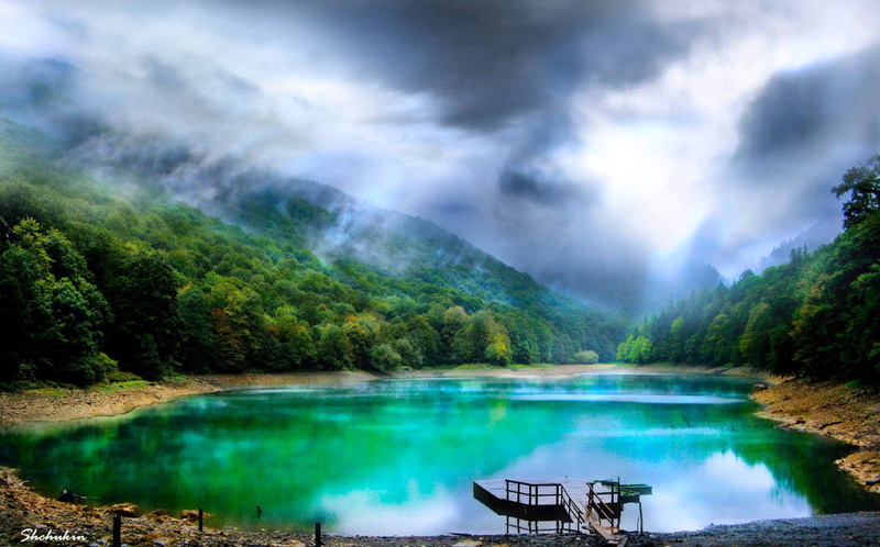 river, shchukin, daytime, nature, dock, reflection, near, lake, landscape, 1080P, biogradsko, scenics, mountain, Biogradsko lake, explore, forest, water