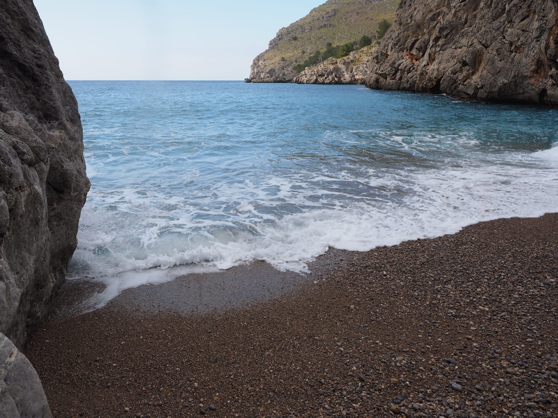 torrent pareis, serra de tramuntana, mallorca, no people, horizon, sea, rock, sky, 4K, land, nature, cliff, beach, sea bay, wave, sa calobra, outdoors