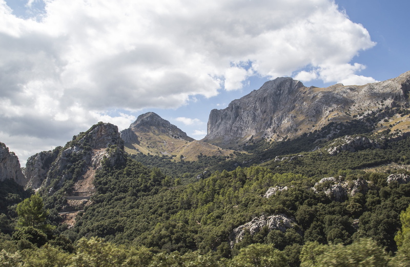 formation, clouds, rock, mountain peak, sea, sky, outdoor, tranquility, no people, 4K, mediterranean, high, growth, cloud - sky, day, nature, remote, land