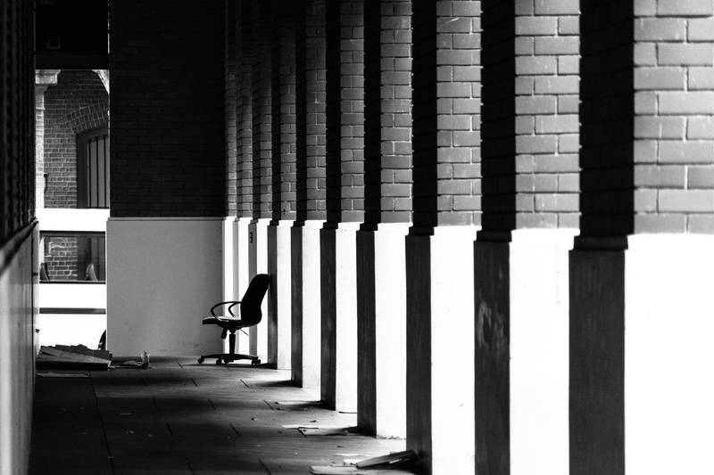 art, building, street photography, corridor, wall, column, city, rolling, urban, post, brick, sport, empty, wall - building feature, side view, shadow