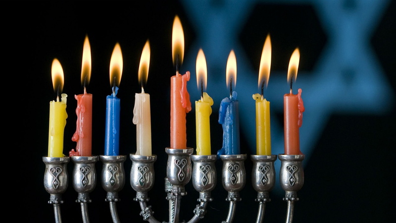 hanukkah, holiday, menorah, festival, candle, hanukiah, chanukah, candelabrum, jewish, 1080P