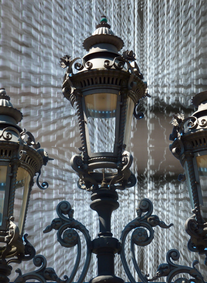 ceiling, metal decorating, incidence of light, iron, valve, technology, architecture, low angle view, ornament, indoors, ornate, lantern, street lamp, built structure