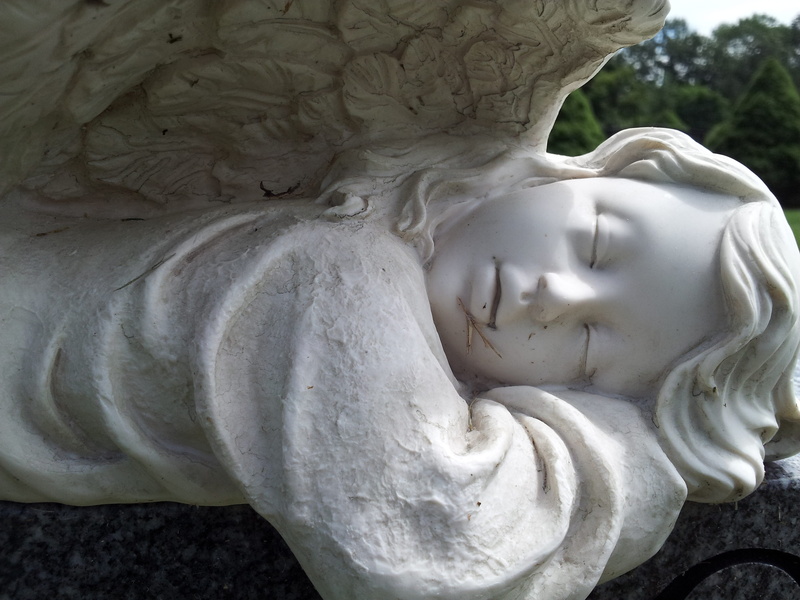 death, white, stone material, statute, religion, grave, day, art and craft, focus on foreground, faith, white color, representation, spirituality, creativity