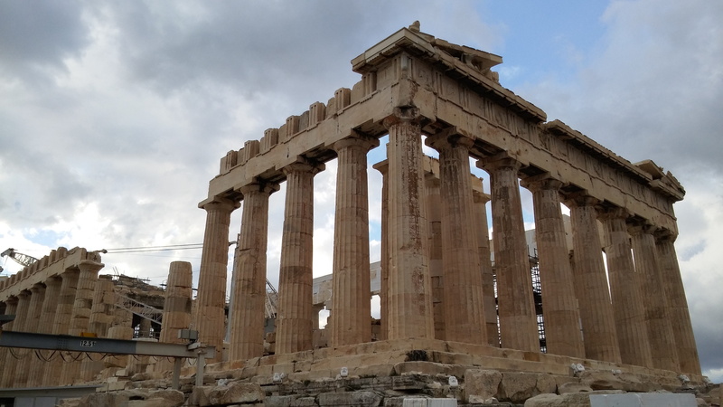 acropolis, stone Material, travel Locations, monument, travel, colonnade, travel Destinations, sky, ruined, place of worship, no people, built Structure