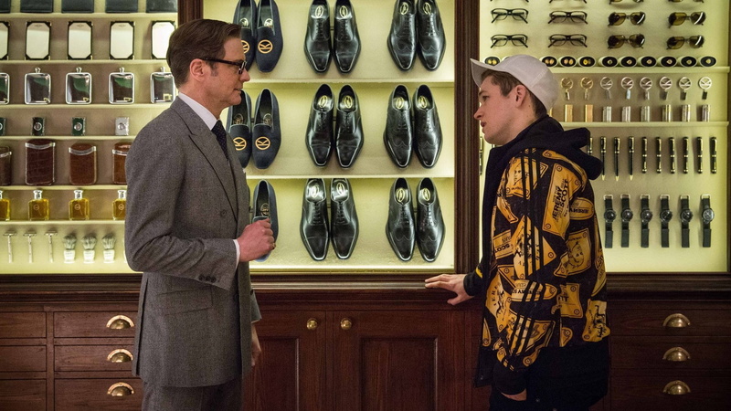Kingsman: The Secret Service, Movie, Taron Egerton, Colin Firth, 1080P