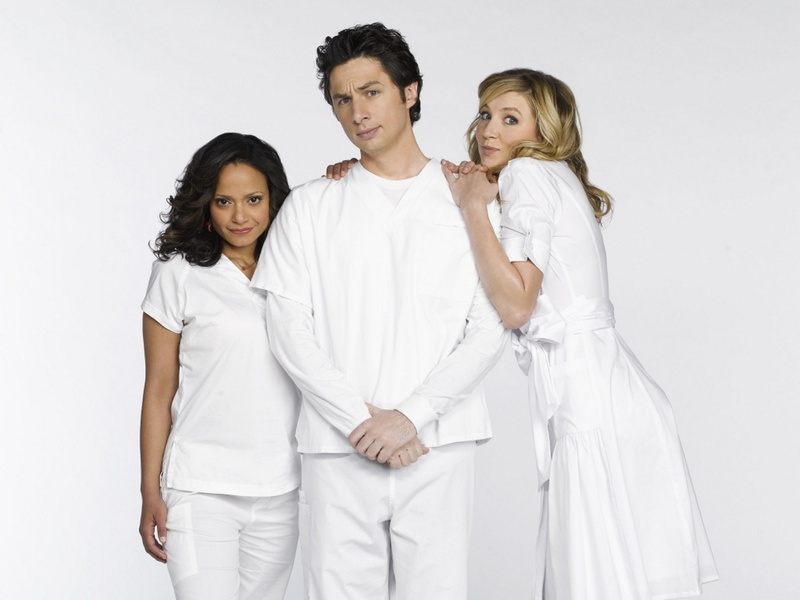 Carla Espinosa, Scrubs, J. D. (Scrubs), Judy Reyes, Zach Braff, TV Show, 1080P