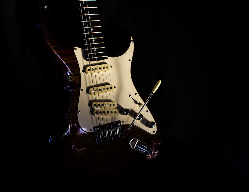 photography, musical instrument, string instrument, rock music, jazz, bass guitar, studio shot, string, no people, music, electric, indoors, stage, spotlight