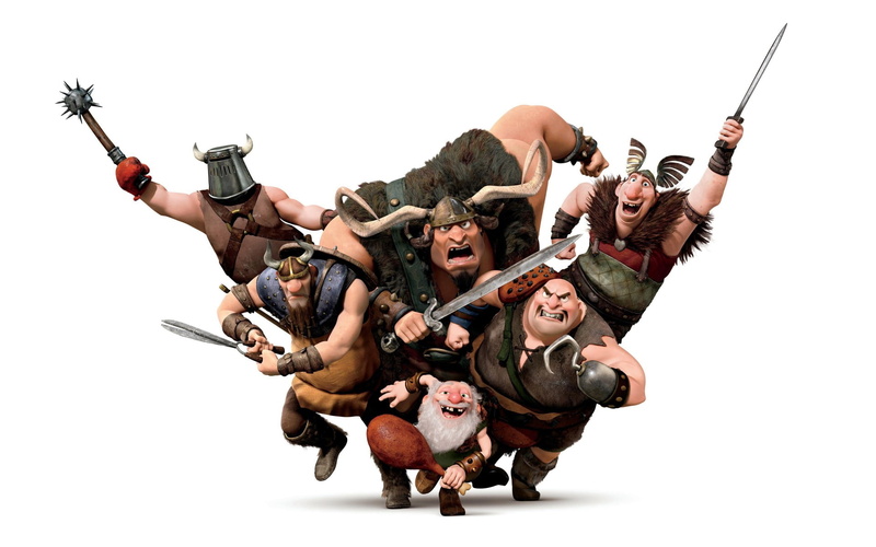 Rapunzel, attack, warriors, 1080P, vikings