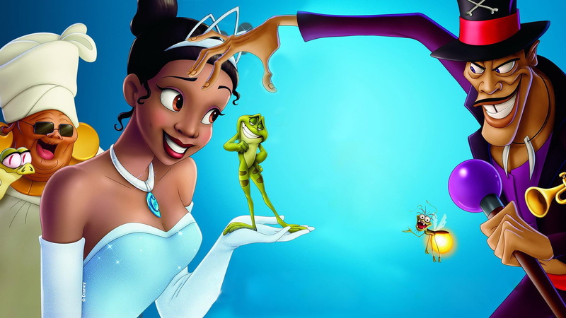 frog, 1080P, princess, movies