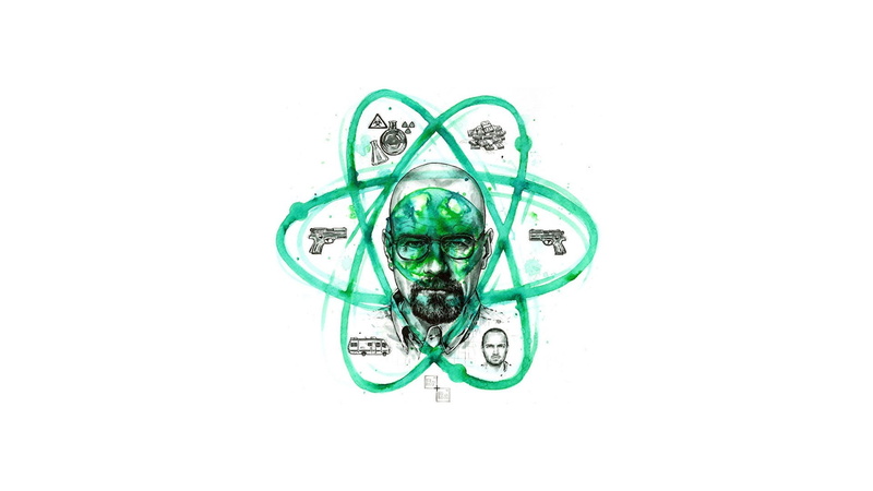 green, front view, illustration, indoors, studio shot, cut out, green color, minimalism, Breaking Bad, star, close-up, machinery, still life, looking at camera