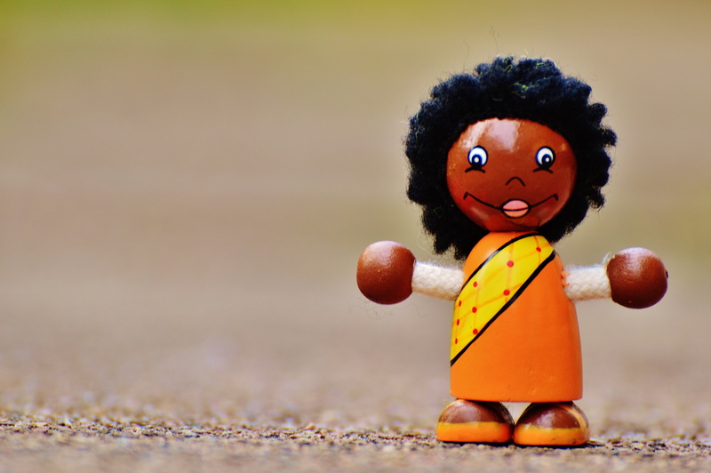 creativity, doll, full length, nature, 5K, colorful, childhood, people, funny, happiness, food, innocence, wood, play, offspring, front view, children