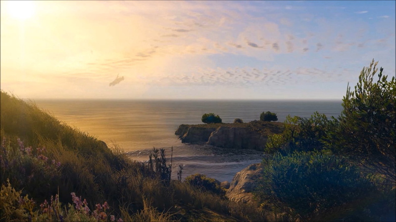 1080P, coast, Grand Theft Auto V, landscape