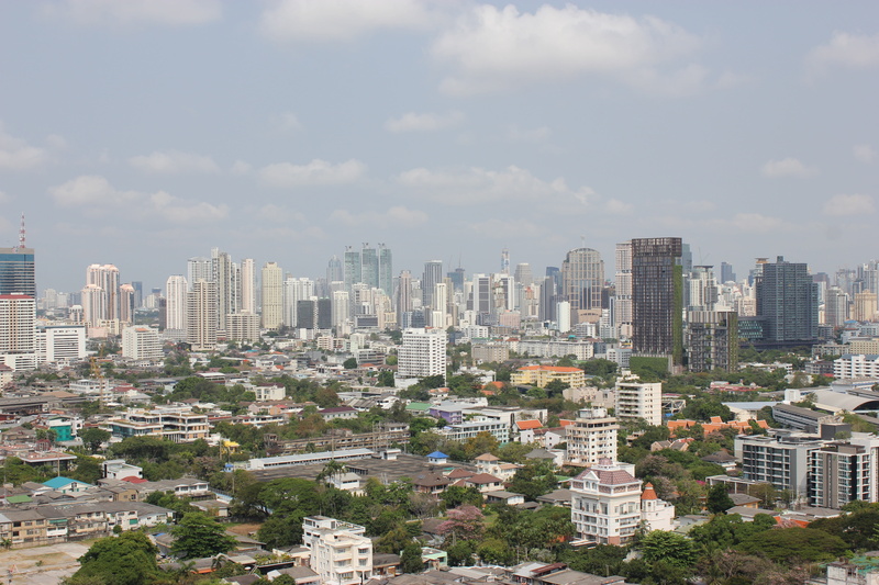 building, settlement, nature, city, modern, cloud - sky, building exterior, bangkok, residential district, background, urban skyline, skyline, sky, office building exterior