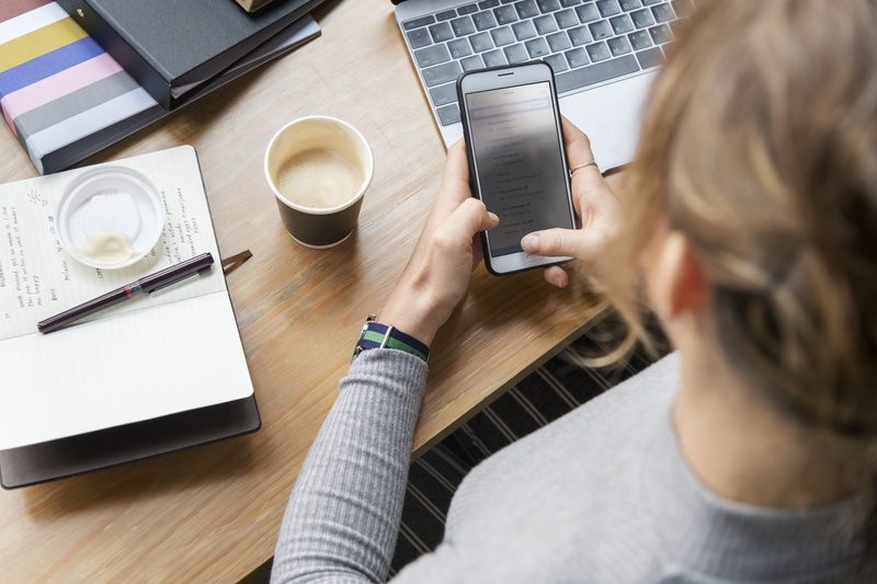 mug, texting, laptop, startup, keyboard, sharing, wireless technology, beside, young adult, telephone, digital, high angle view, typing, media, hand, working