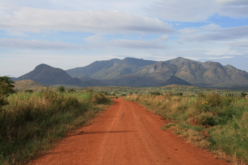 outdoors, road, beauty in nature, tranquility, the way forward, uganda, non-urban scene, environment, landscape, away, sky, cloud - sky, no people, 4K