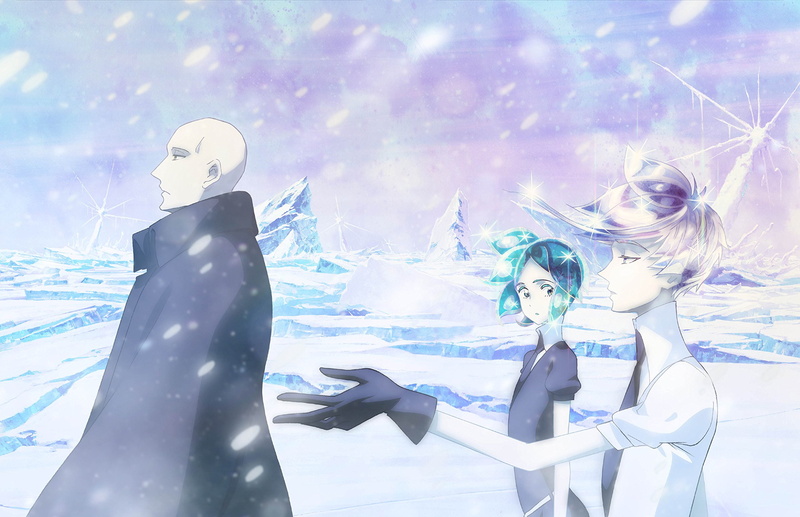 Anime, Kongo (Houseki no Kuni), Antarcticite (Houseki no Kuni), Houseki no Kuni, Phosphophyllite (Houseki no Kuni), 2K