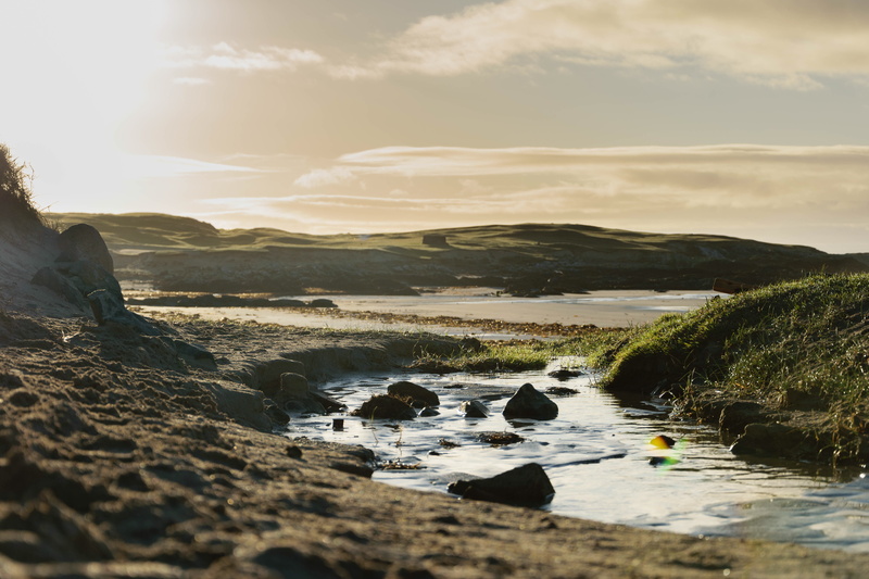 5K, ireland, day, solid, ocean, water, morningsun, sky, rock - object, sand, idyllic, beauty in nature, roundstone, cloud - sky, scenics - nature, irland