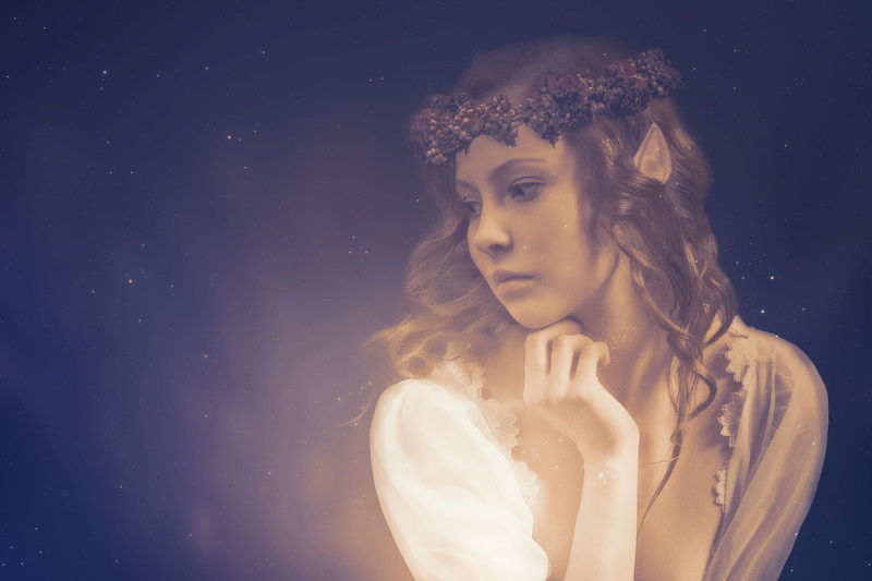 digital composite, nature, looking, studio shot, beautiful people, beautiful woman, beauty, portrait, face, dream, hairstyle, women, thoughtful, fashion
