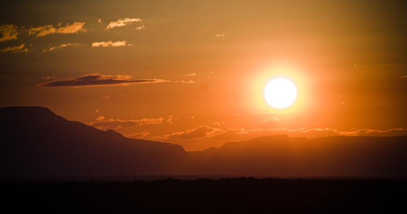 Sky, awe, 1080P, sunlight, Earth, landscape, dramatic sky, bright, Africa, cloud - sky, Nature and Landscapes, Travel, silhouette, Backgrounds, Sunset