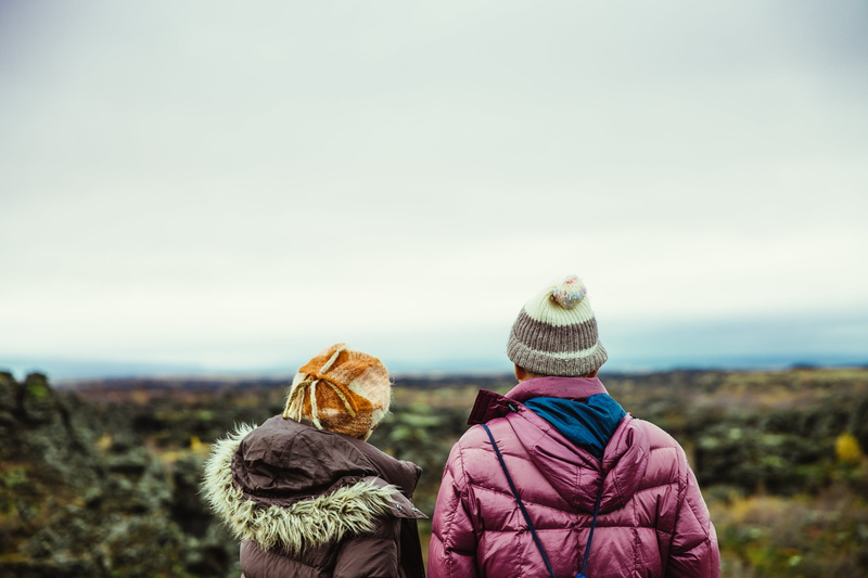 knit hat, headshot, winter, women, rear view, outdoors, Outdoor, nature, real people, Hiking, clothing, Around the World, backpack, 4K, leisure activity