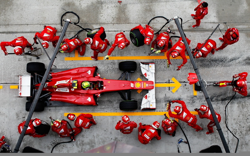occupation, protection, security, connection, group, felipe massa, hand tool, race, outdoors, metal, formula, high angle view, day, no People, malaysia