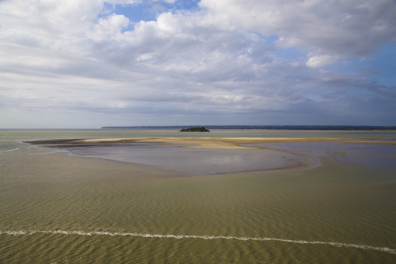 sky, sea, cloud - sky, idyllic, environment, scenery, france, landscape, tranquil scene, horizon over water, horizon, mont st-michel, beauty in nature