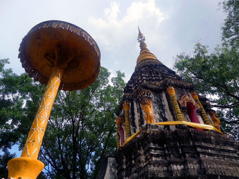 mai, pagoda, building, ancient, temple, religious, thailand, religion, devotion, outdoors, history, no people, building exterior, thai, spirituality, sky