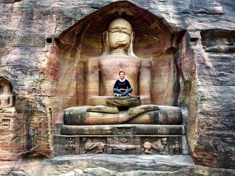 creativity, 2K, jane, place of worship, stone, india, built structure, buddha, religion, male likeness, art and craft, outdoors, carved, belief, landmark