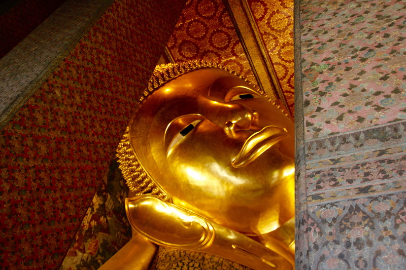 face, art and craft, idol, cultures, ornate, gold Colored, architecture, belief, inner calm, thailand, 5K, religion, place of worship, huge, meditation