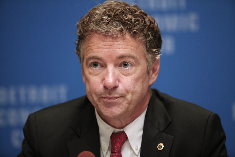 politician, studio shot, rand, clothing, men, blue, paul, front view, indoors, headshot, rand paul, mature adult, well-dressed, looking at camera, adult