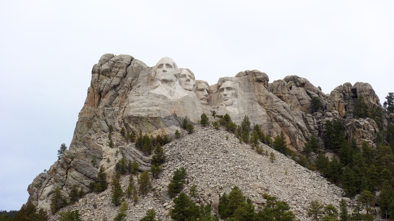 the past, architecture, Mount Rushmore, human representation, monument, solid, george washington, outdoors, sculpture, sky, theodore roosevelt, plant, america