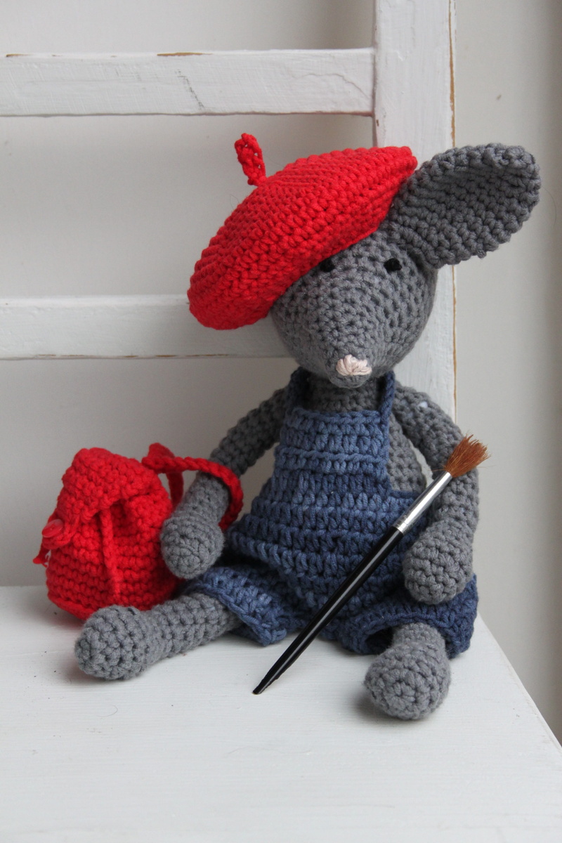 texture, mouse, painting, 2K, paintbrush, wear, crochet, still life, craft, hat, art and craft, knitted, backpack, ball of wool, kids toy, knitting needle