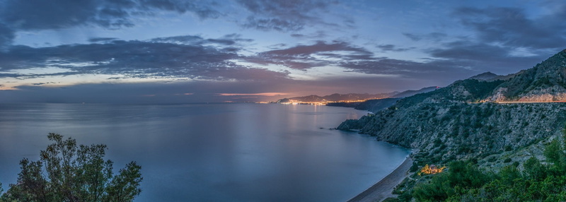 no people, beach, travel, sunset, 1080P, nature, reflection, cloud - sky, marina, land, malaga, spain, horizon over water, beauty in nature, andalusia