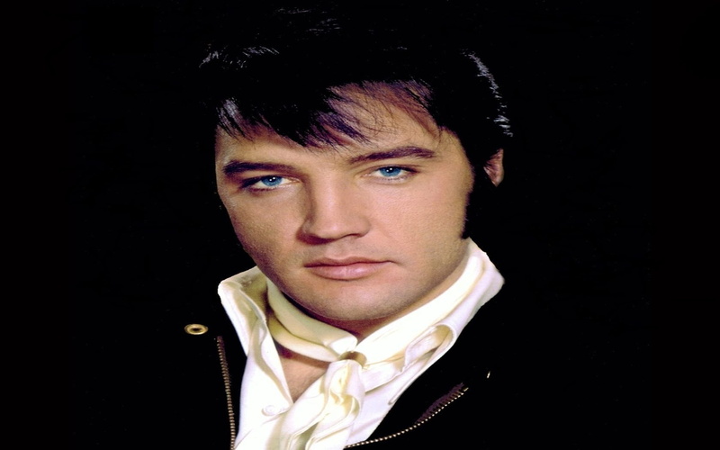 young adult, portrait, confidence, close-up, Singers, headshot, lifestyles, Elvis Presley, front view, contemplation, hairstyle, 720P, adult, one person