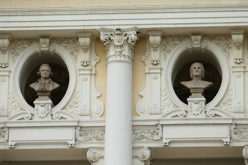 the past, bust, building, city, no people, craft, history, theater, architectural column, opera house, figure, architecture, ornate, statue, building exterior