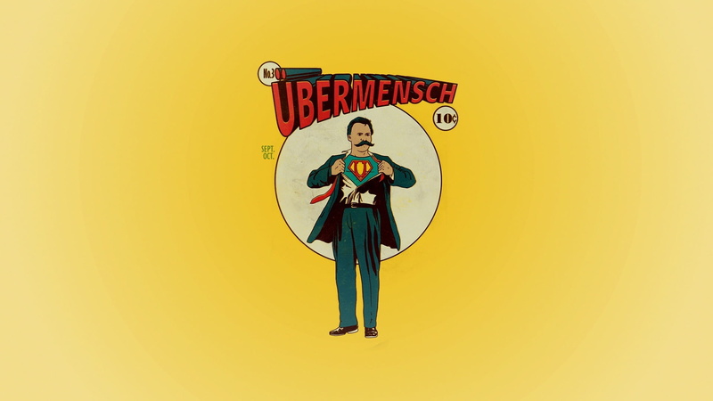 looking at camera, full length, standing, front view, portrait, Ubermensch, yellow background, Comics, colored background, indoors, 1080P, studio shot